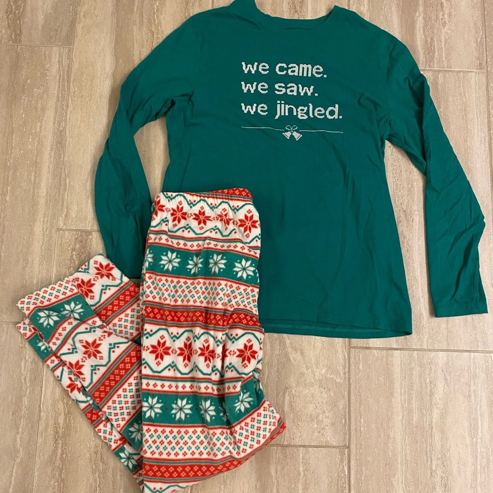 Jammies for your families. We came we saw we jingled